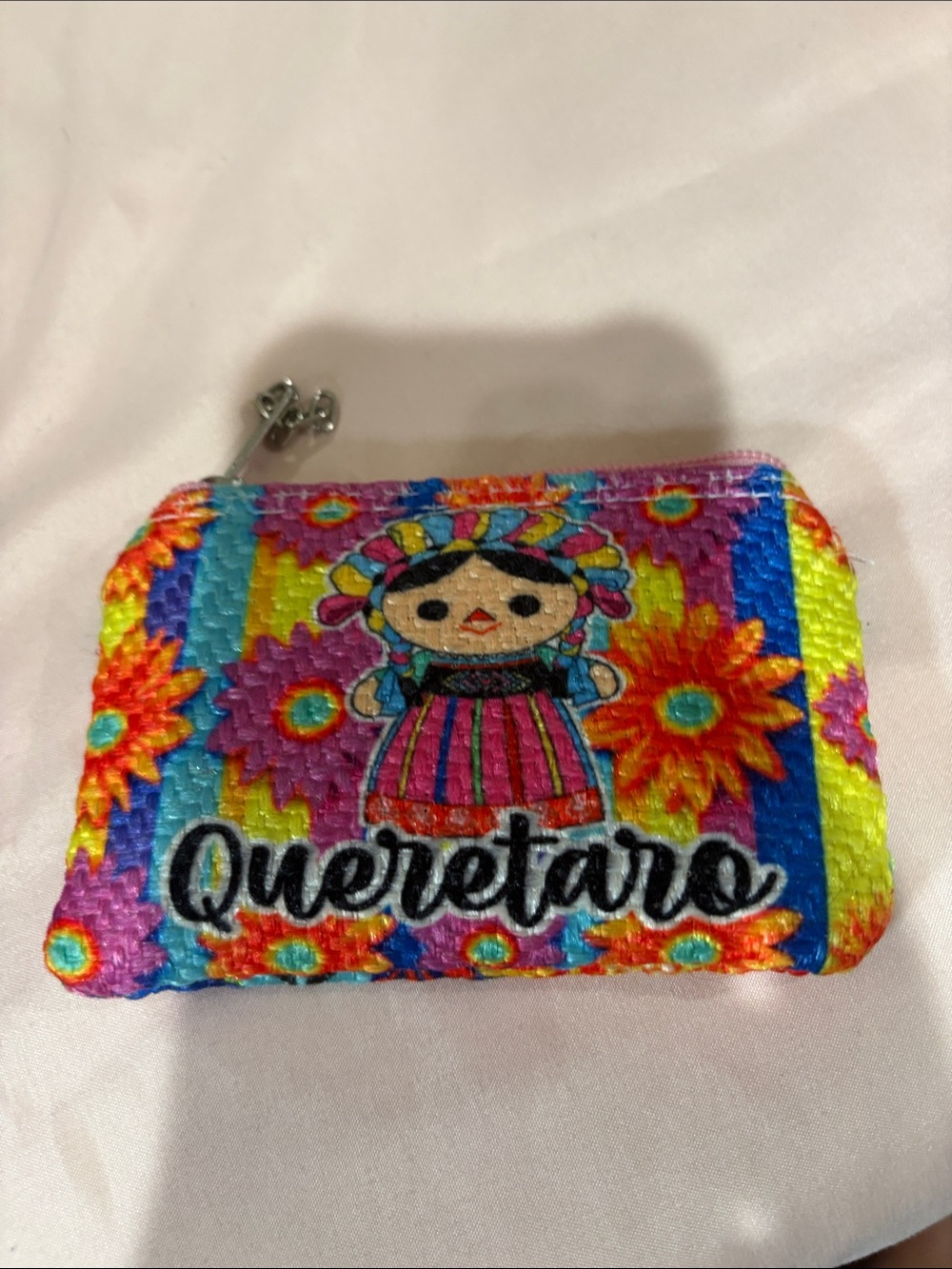 Queretaro Colorful Kids Coin Purse - Bright Multicolor